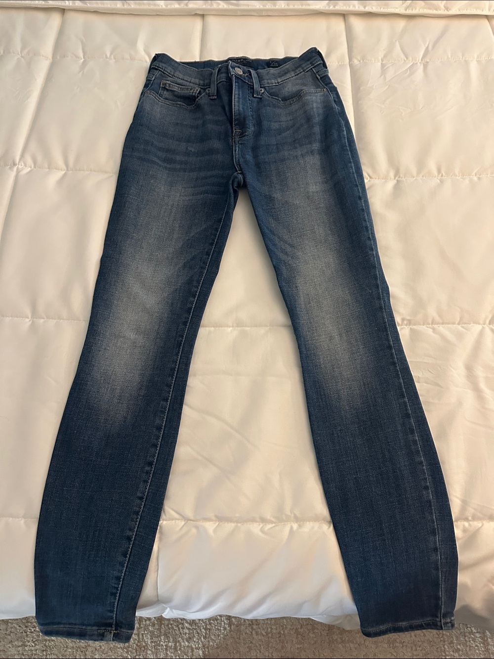 Lucky Brand Women's Dark Blue Skinny Jeans - Picture 3 of 4